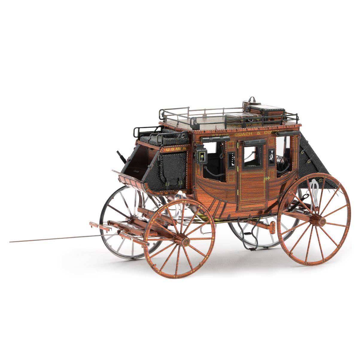 Wild West Wagon Vehicles Metal Puzzles