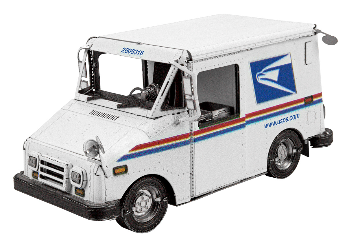USPS LLV Mail Truck Vehicles 3D Puzzle