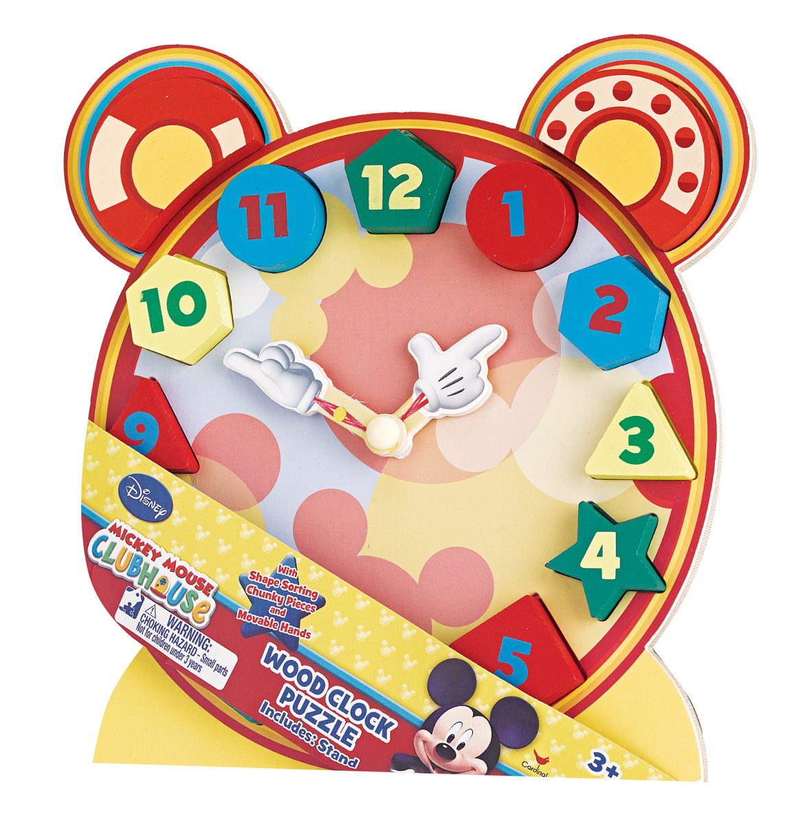 Mickey Chunky Clock Puzzle, Cardinal Ind | Puzzle Warehouse