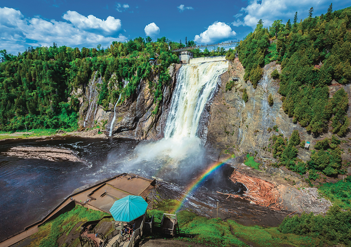 Montmorency Falls, Quebec Canada Jigsaw Puzzle