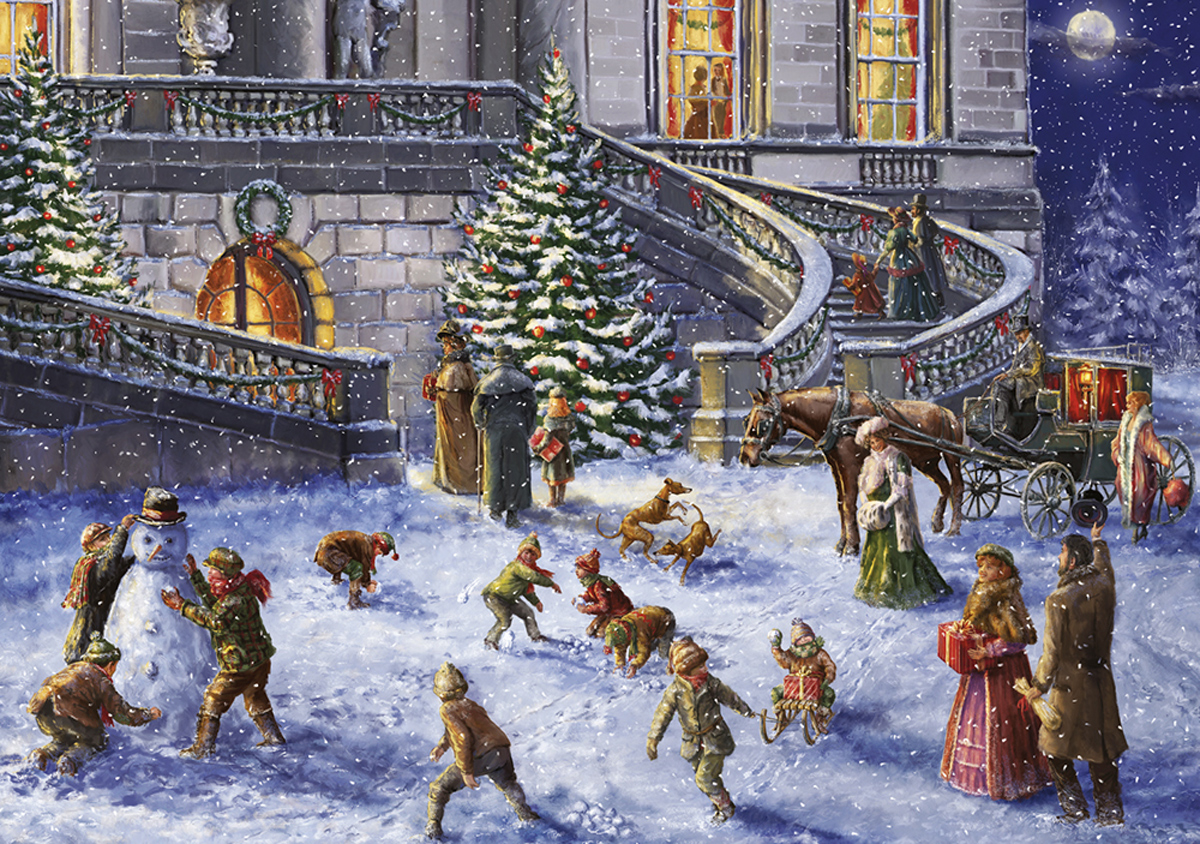 Winter Nights People Jigsaw Puzzle