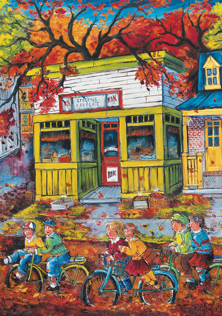 The Bicycle Ride Fall Jigsaw Puzzle