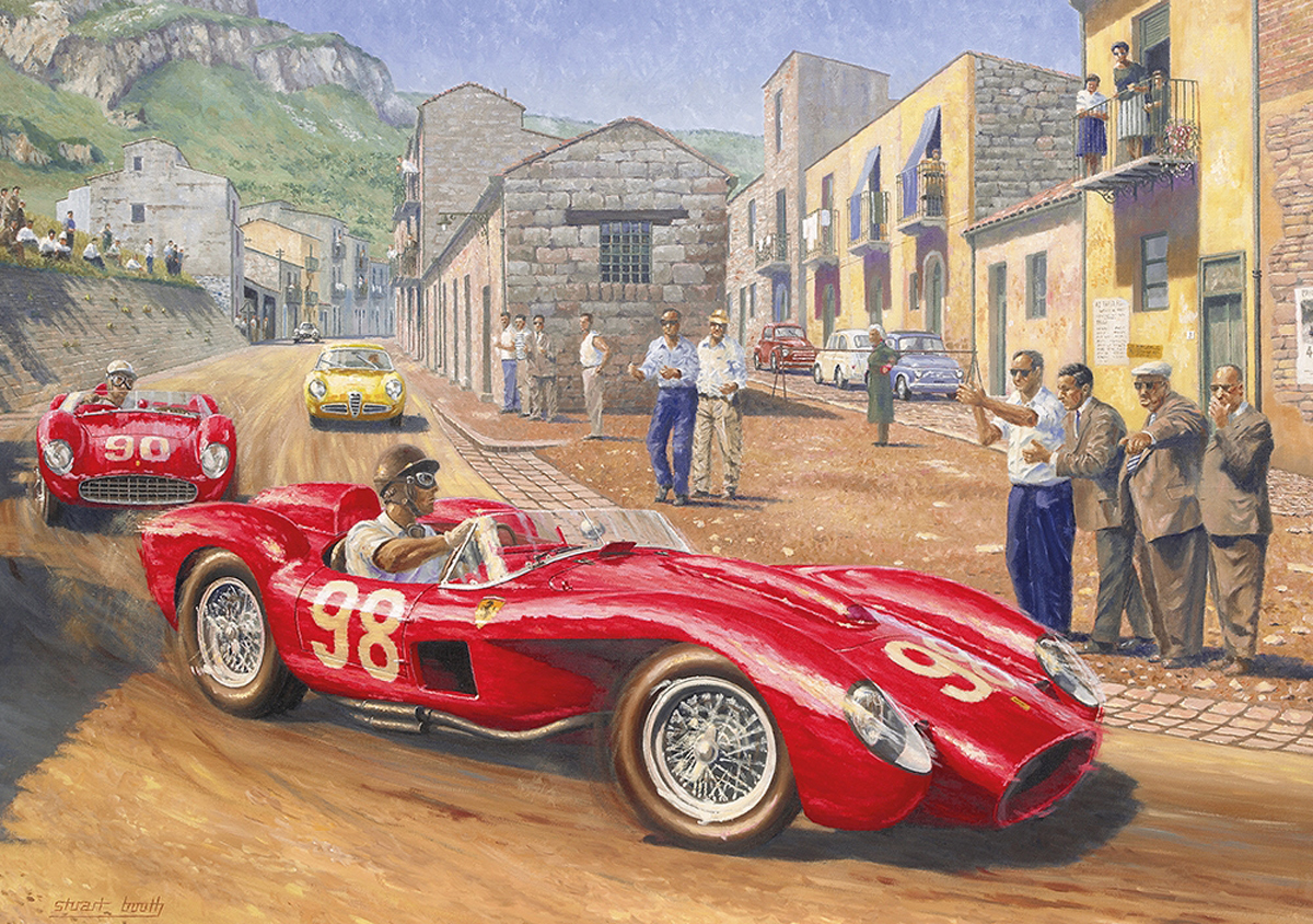 Reds Take The Lead Cars Jigsaw Puzzle