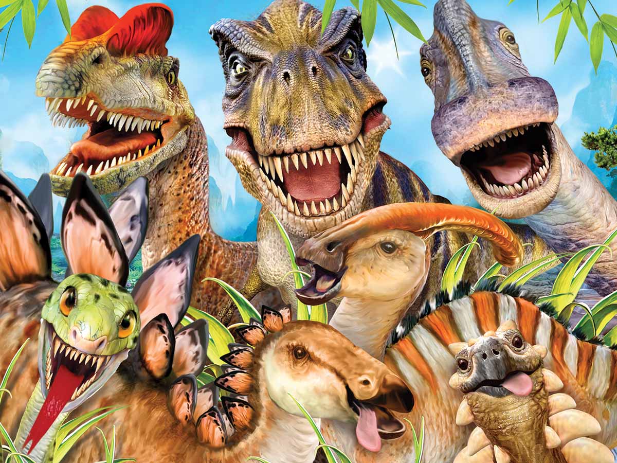 Dinosaur Selfie  Dinosaurs Jigsaw Puzzle