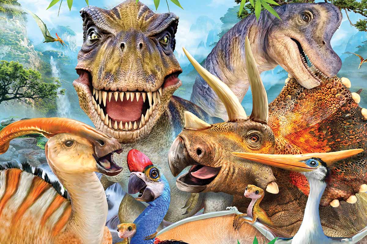 Dinosaur Selfie Dinosaurs Jigsaw Puzzle