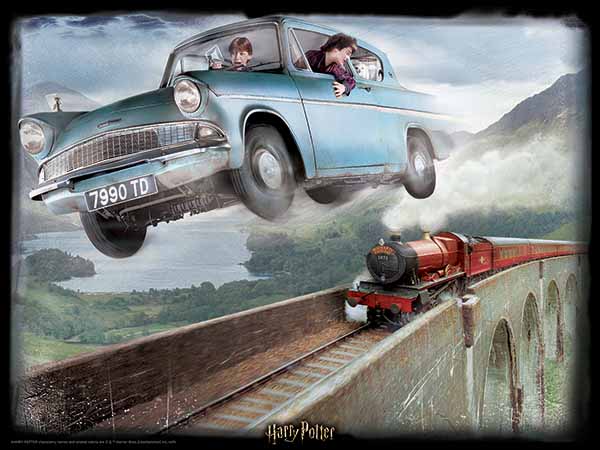 Ford Anglia Harry Potter Movies & TV Jigsaw Puzzle