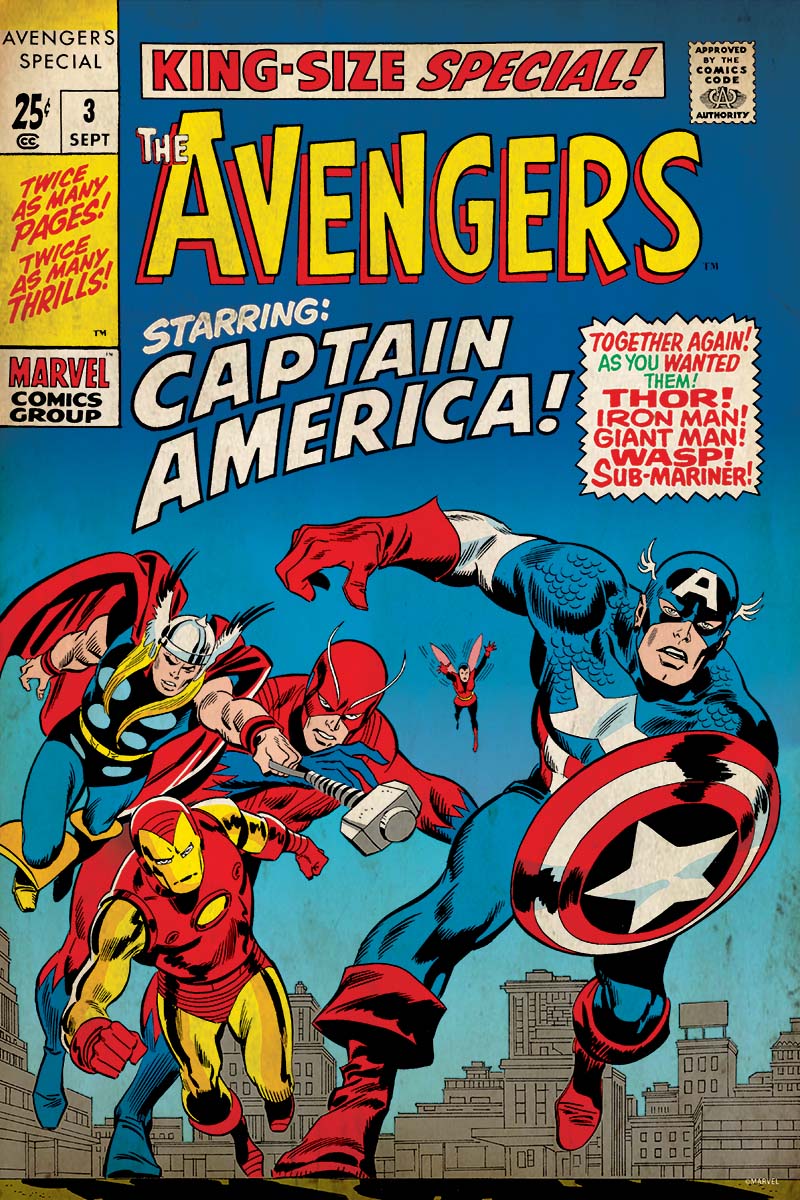 Marvel Marvel Comics Avengers Movies & TV Jigsaw Puzzle