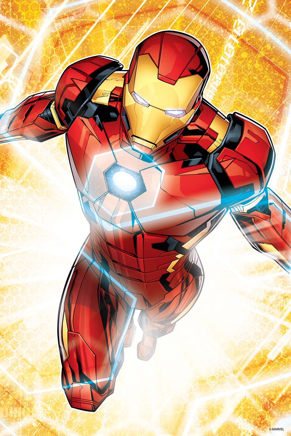 Marvel Iron Man Superheroes Shaped Puzzle