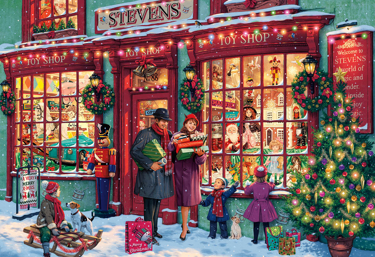 Christmas Toyshop Winter Jigsaw Puzzle