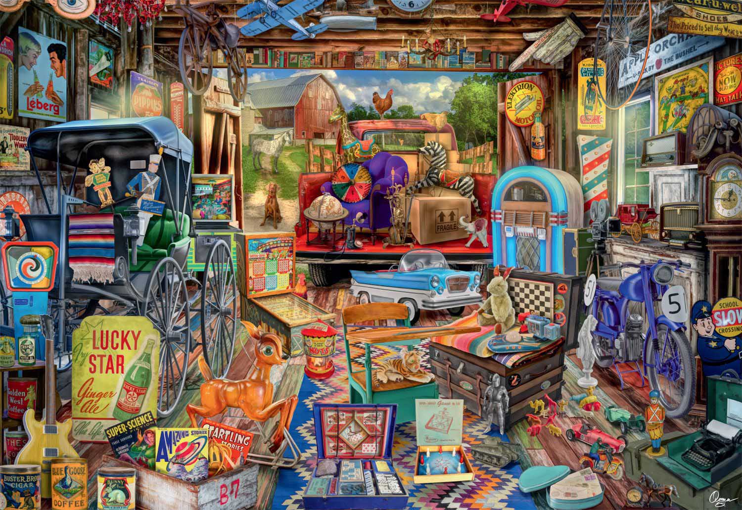 Picker's Haul Nostalgic & Retro Jigsaw Puzzle