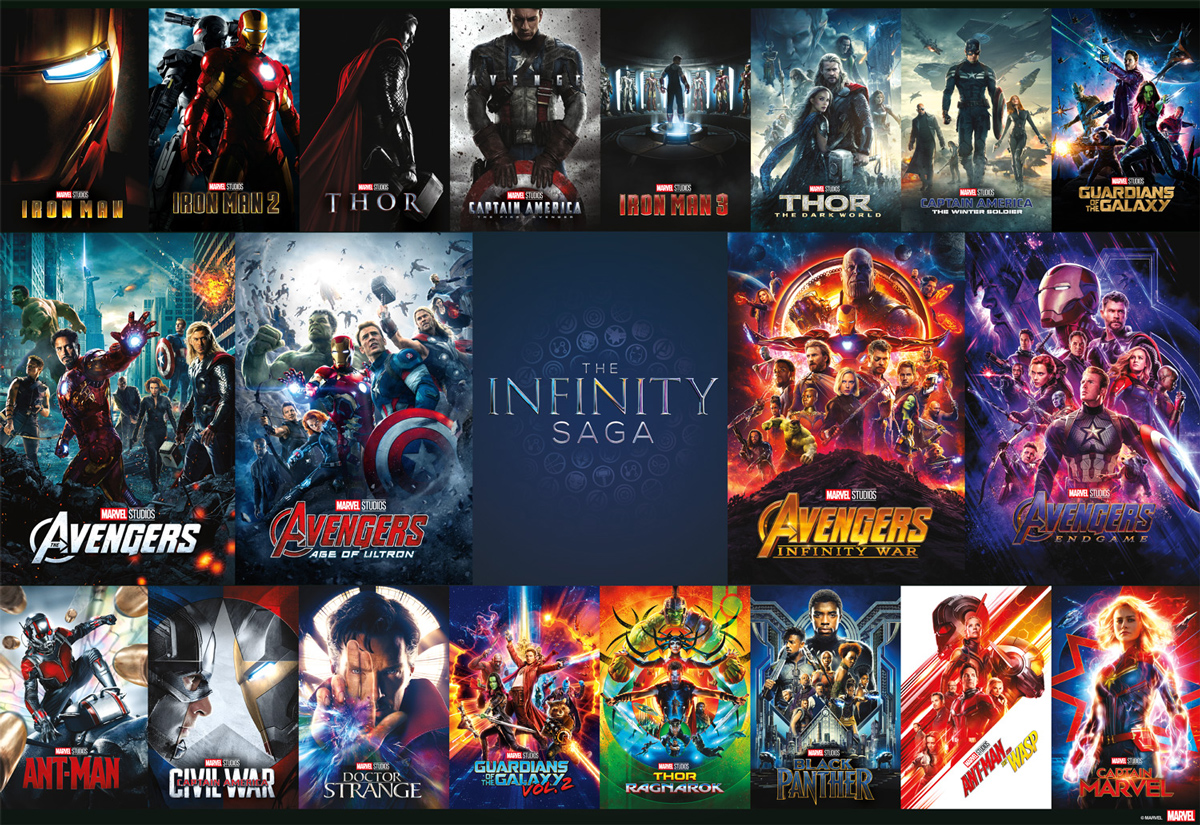 The Infinity Saga Movies & TV Jigsaw Puzzle