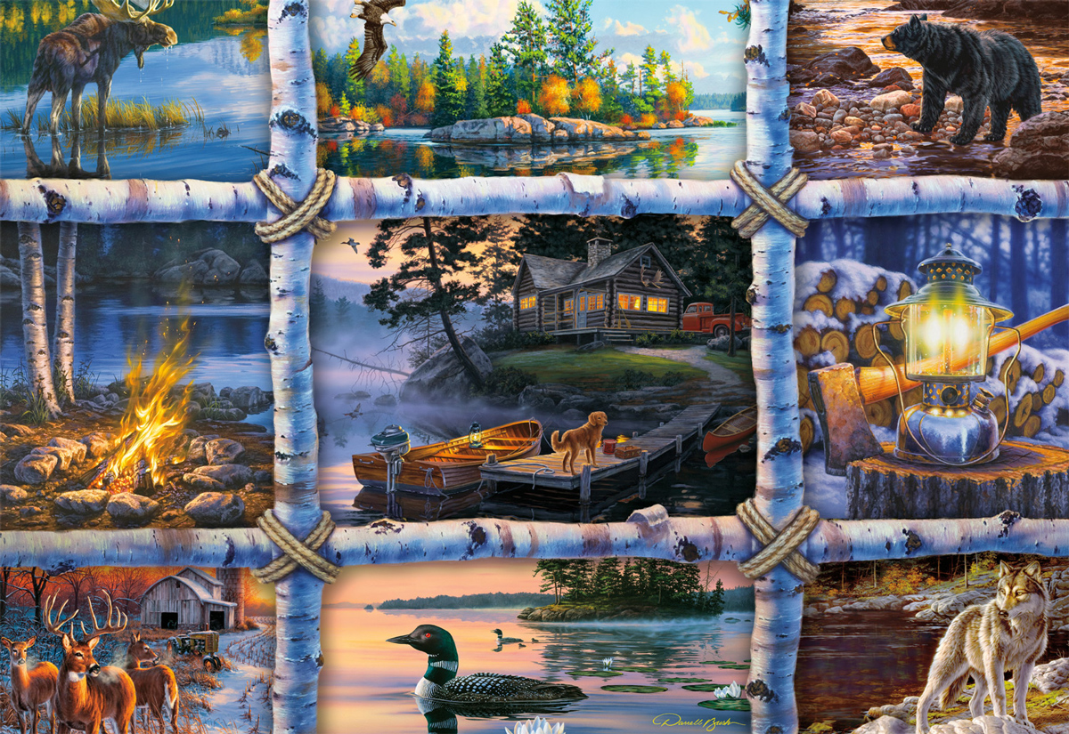 North Country Forest Animal Jigsaw Puzzle