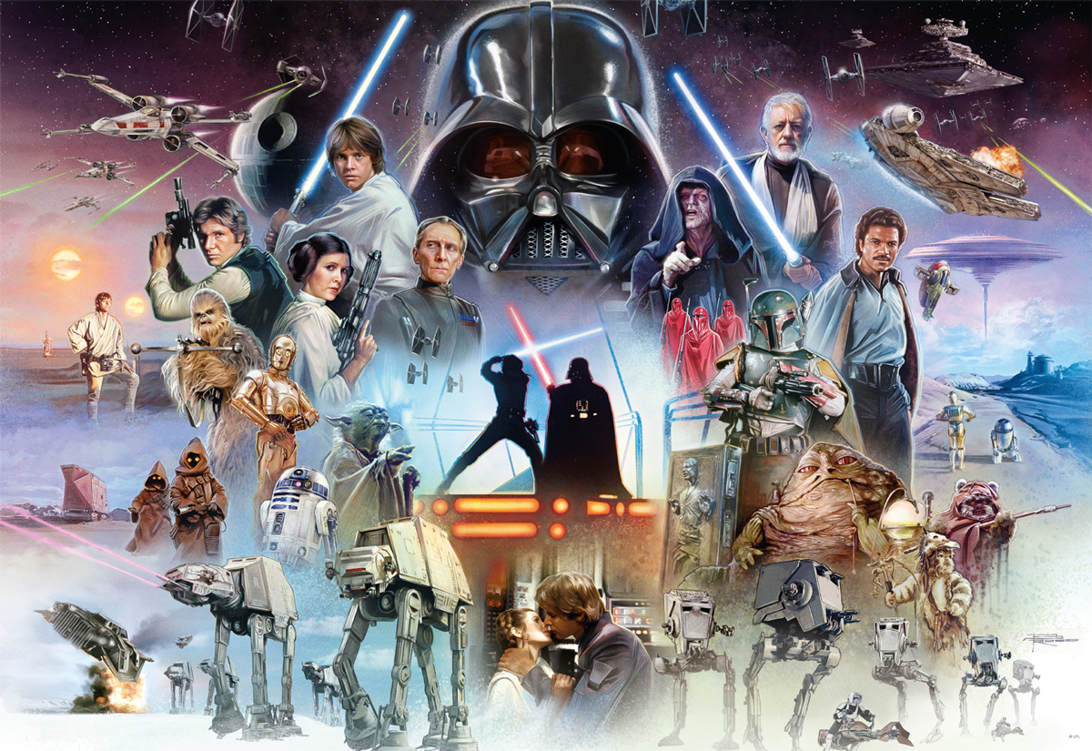The Force Is With You Young Skywalker - Scratch and Dent Movies & TV Jigsaw Puzzle