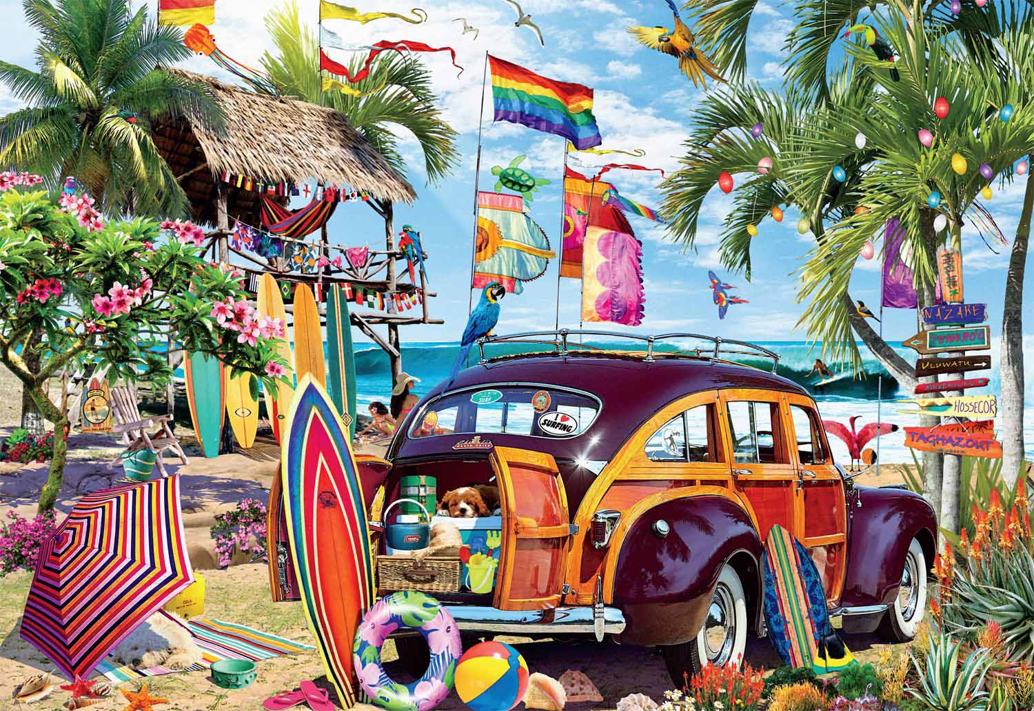 Afternoon in Paradise - Scratch and Dent Nostalgic & Retro Jigsaw Puzzle