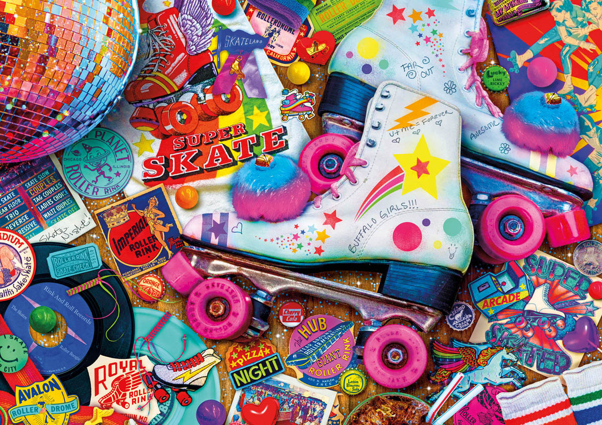 Skate Night - Scratch and Dent Jigsaw Puzzle