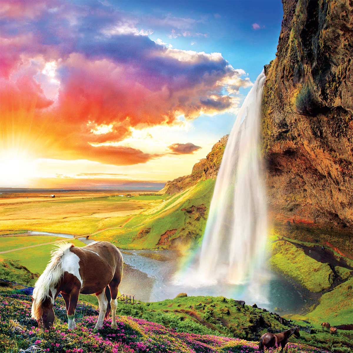 Buffalo Games Photography Series *Iceland Sunset* 1000-Piece Puzzle 