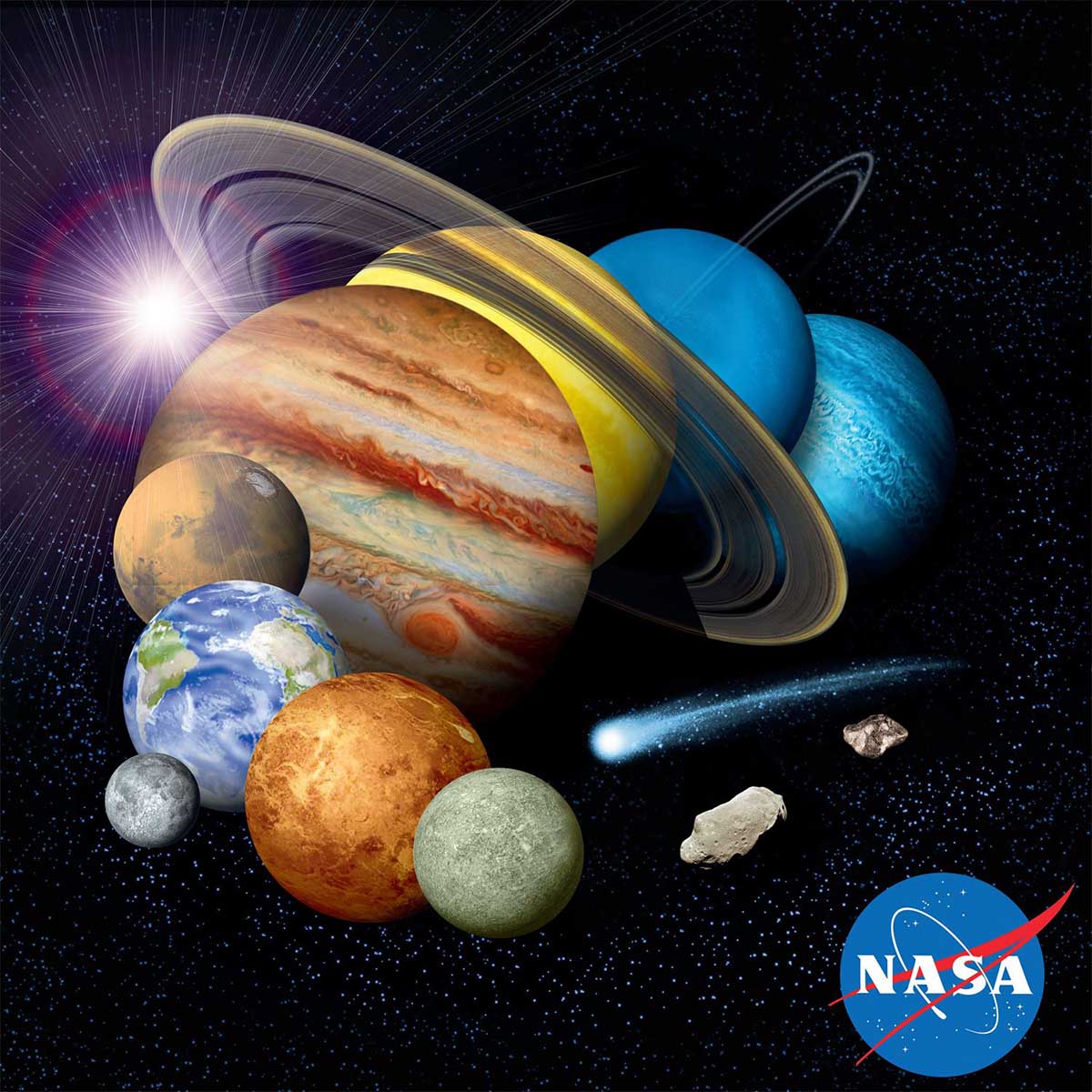 Solar System - Scratch and Dent Space Jigsaw Puzzle