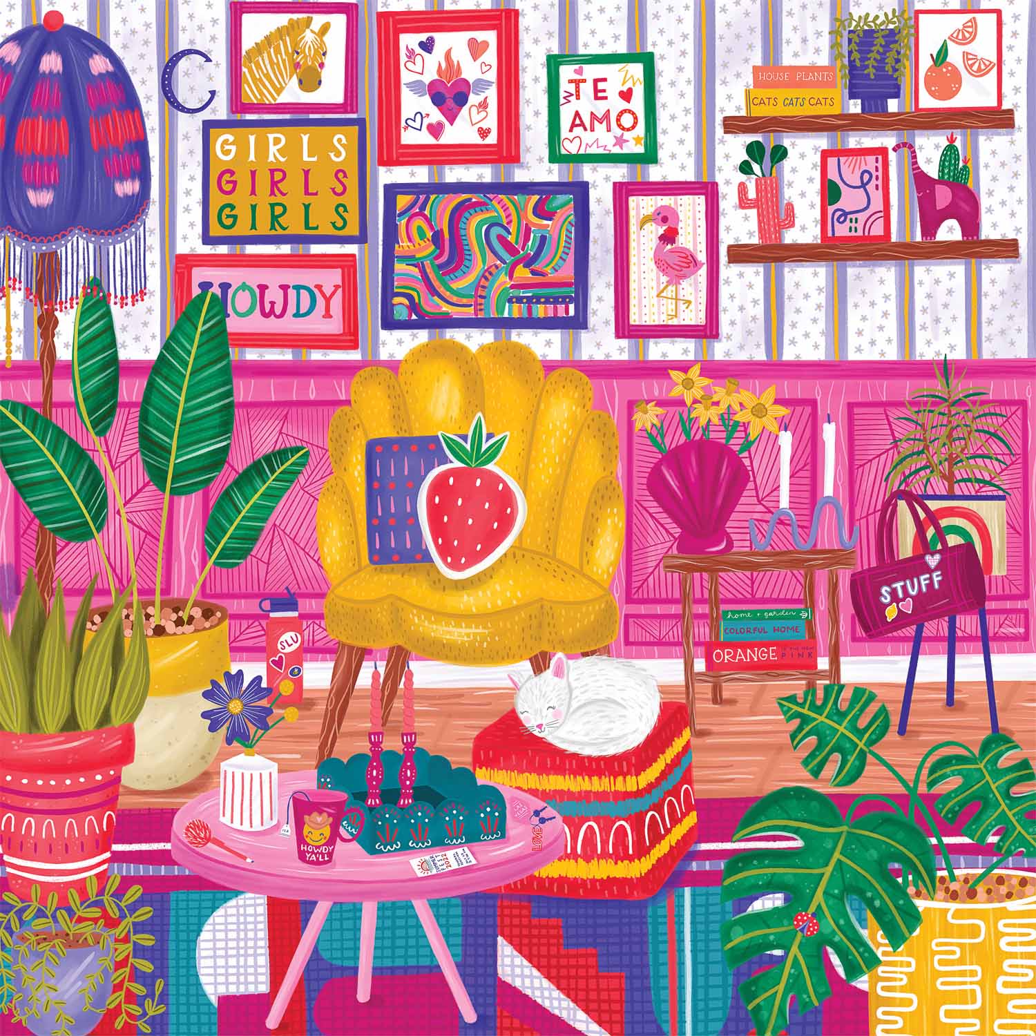 Room Full of Color Around the House Jigsaw Puzzle