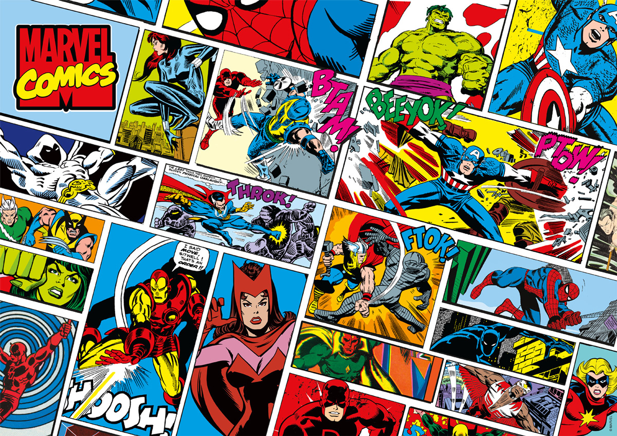 Marvel Comics Presents - Scratch and Dent Superheroes Jigsaw Puzzle