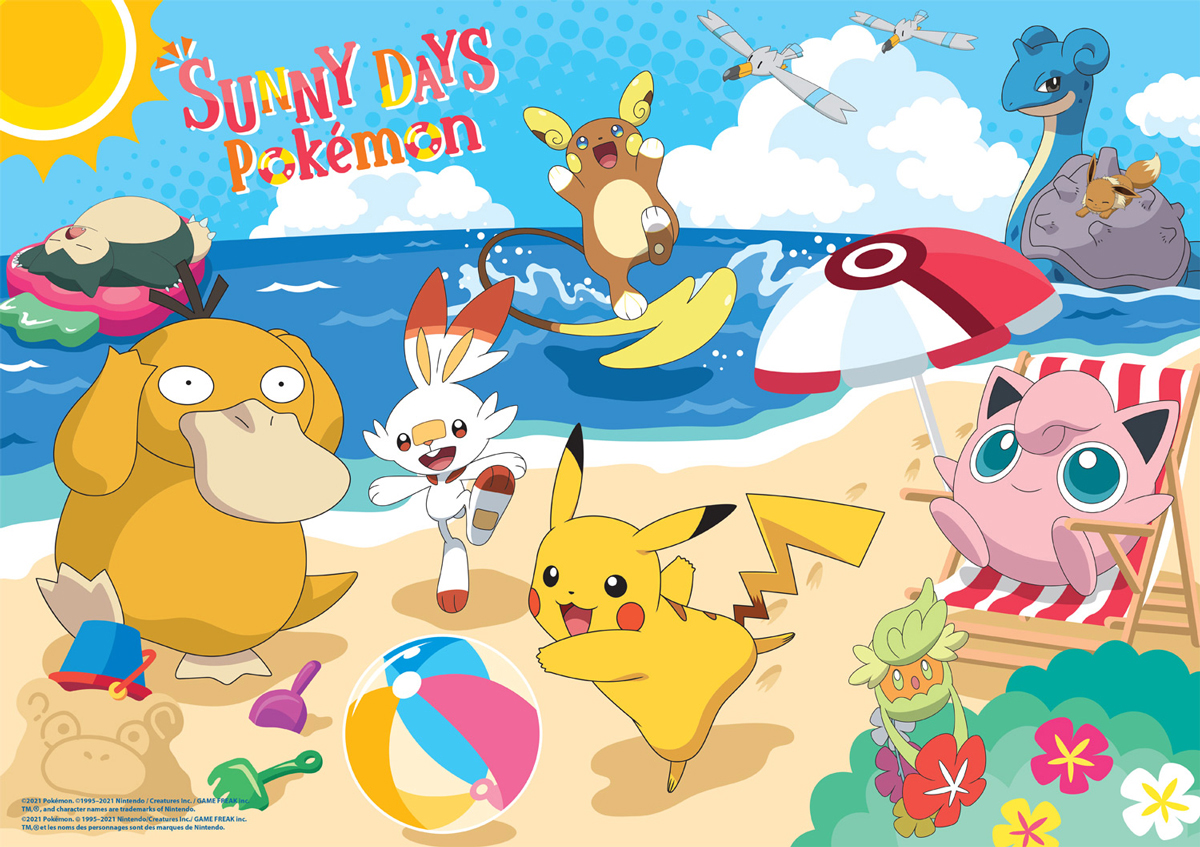 Beach Pokemon - Scratch and Dent Video Game Jigsaw Puzzle
