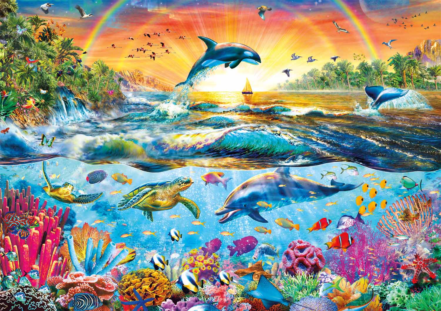 Tropical Paradise (Amazing Nature) Sea Life Jigsaw Puzzle
