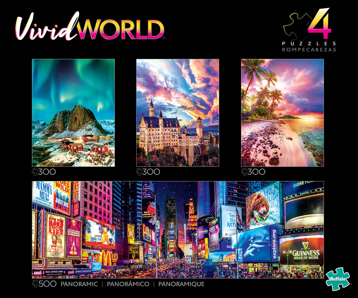 4-in-1 Vivid World Multipack Puzzles Jigsaw Puzzle ...