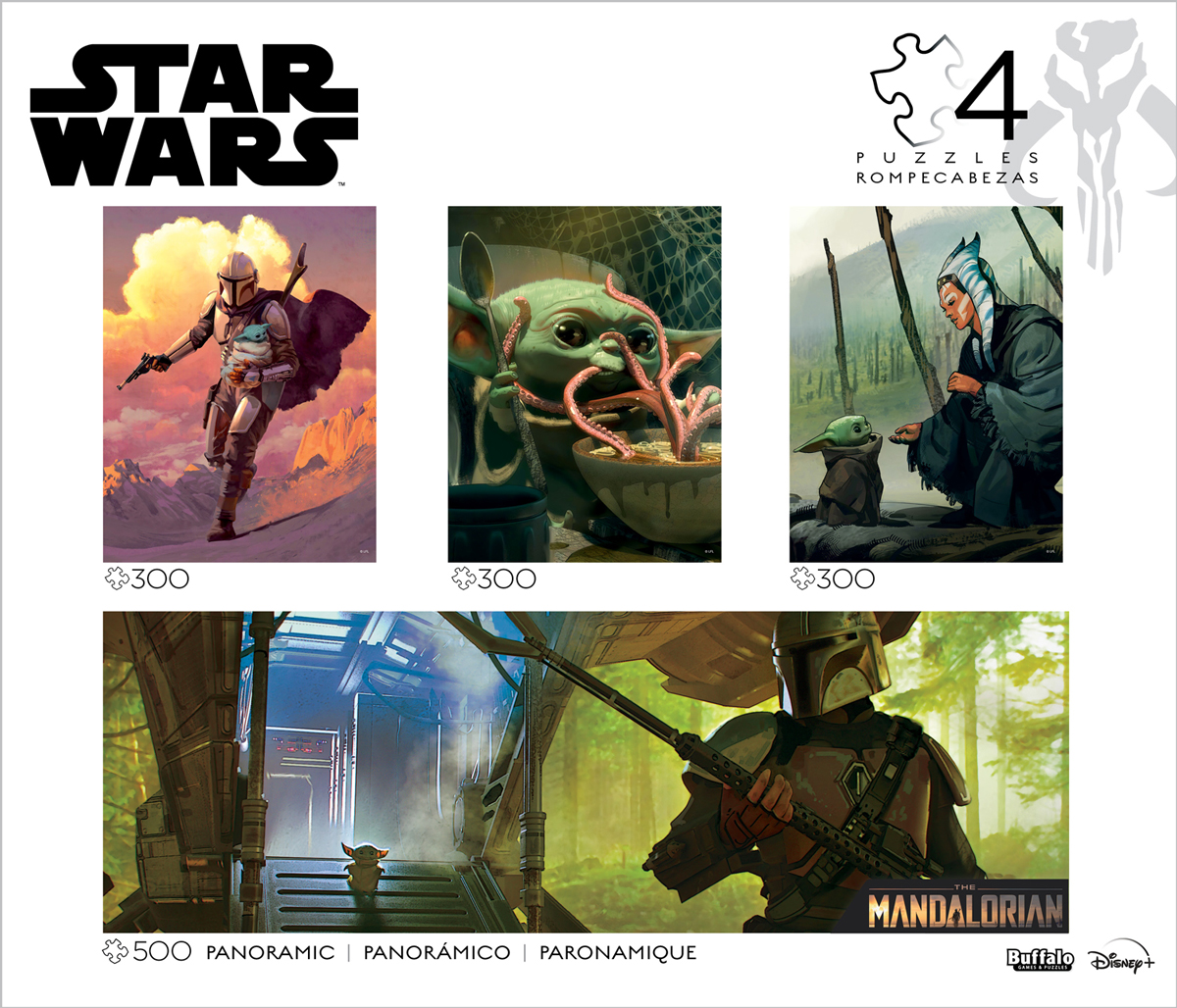 Star Wars™ Mandalorian 4-in-1 Star Wars Multipack Puzzle Collector's Edition - Scratch and Dent