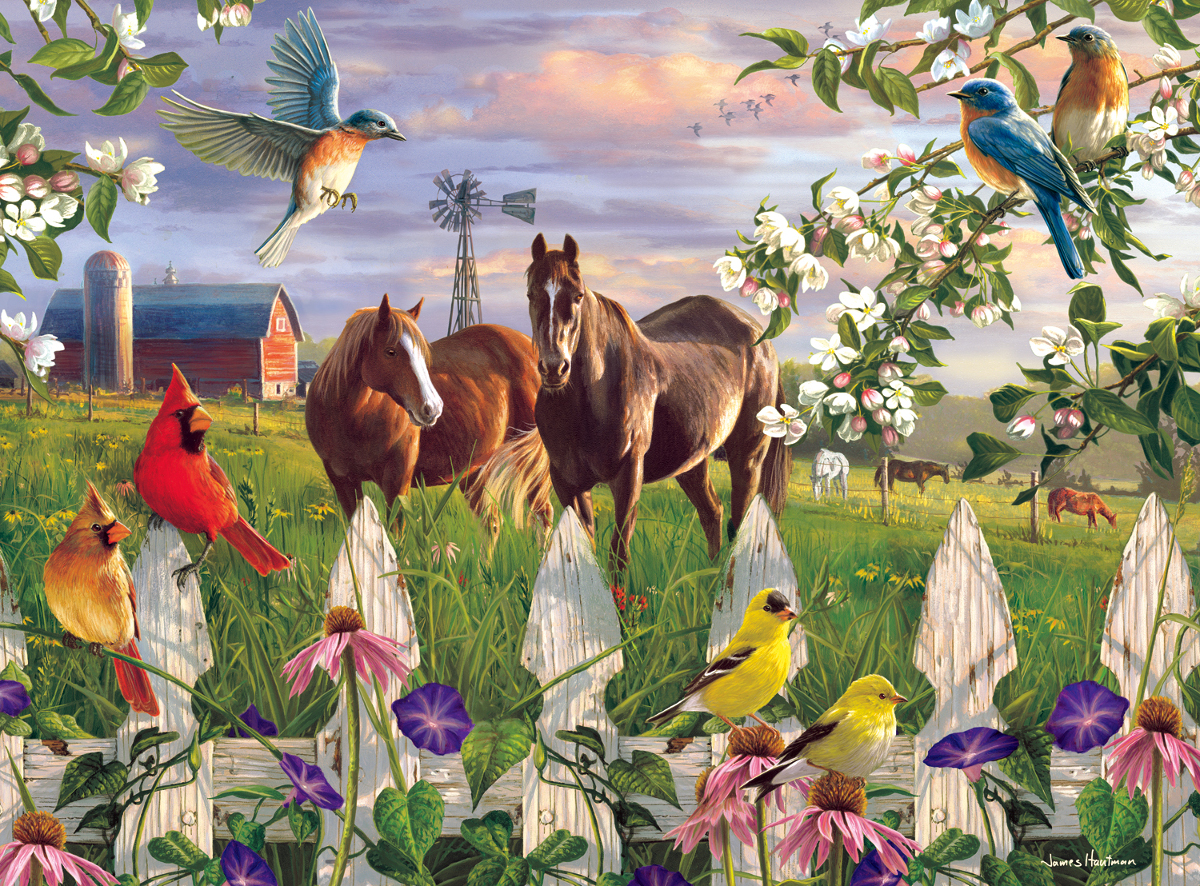 Evening Meadow - Scratch and Dent Farm Jigsaw Puzzle
