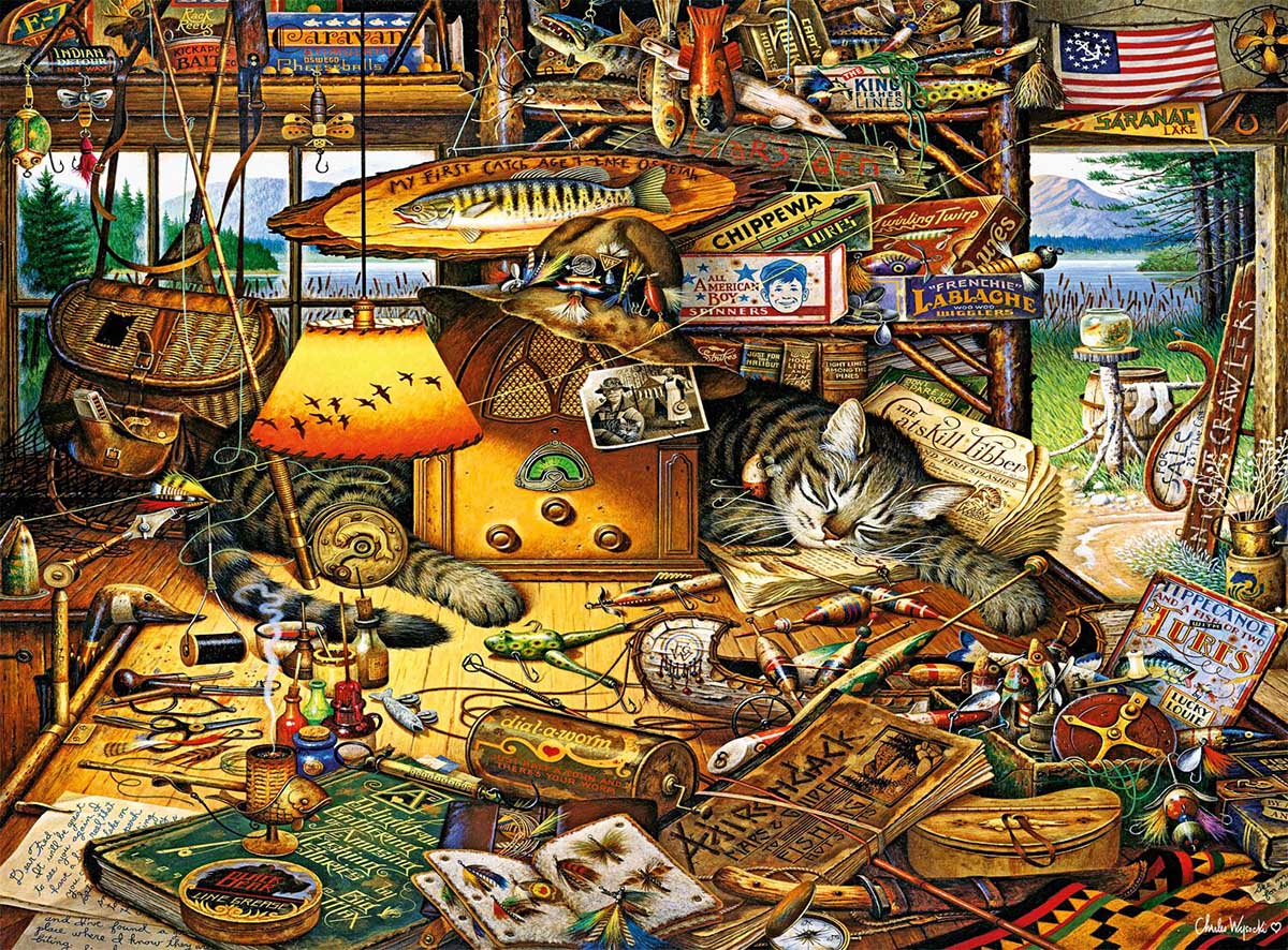 Max in the Adirondacks, 1000 Pieces, Buffalo Games | Puzzle Warehouse