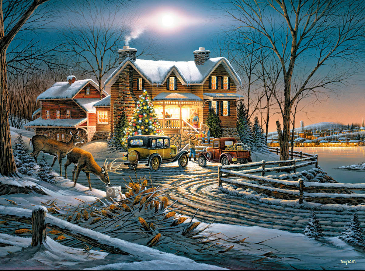And Crown Thy Good With Brotherhood - Scratch and Dent Winter Jigsaw Puzzle