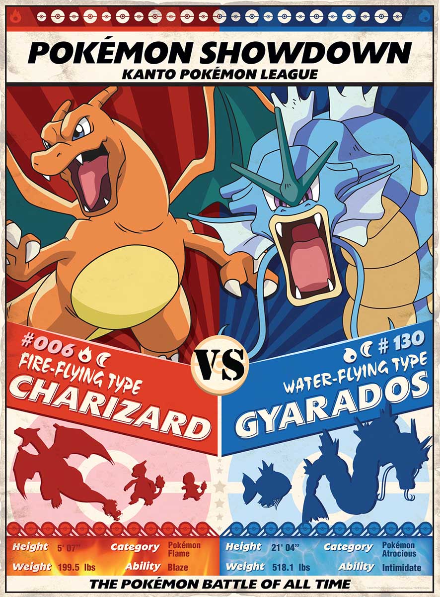 Pokemon Poster Video Game Jigsaw Puzzle