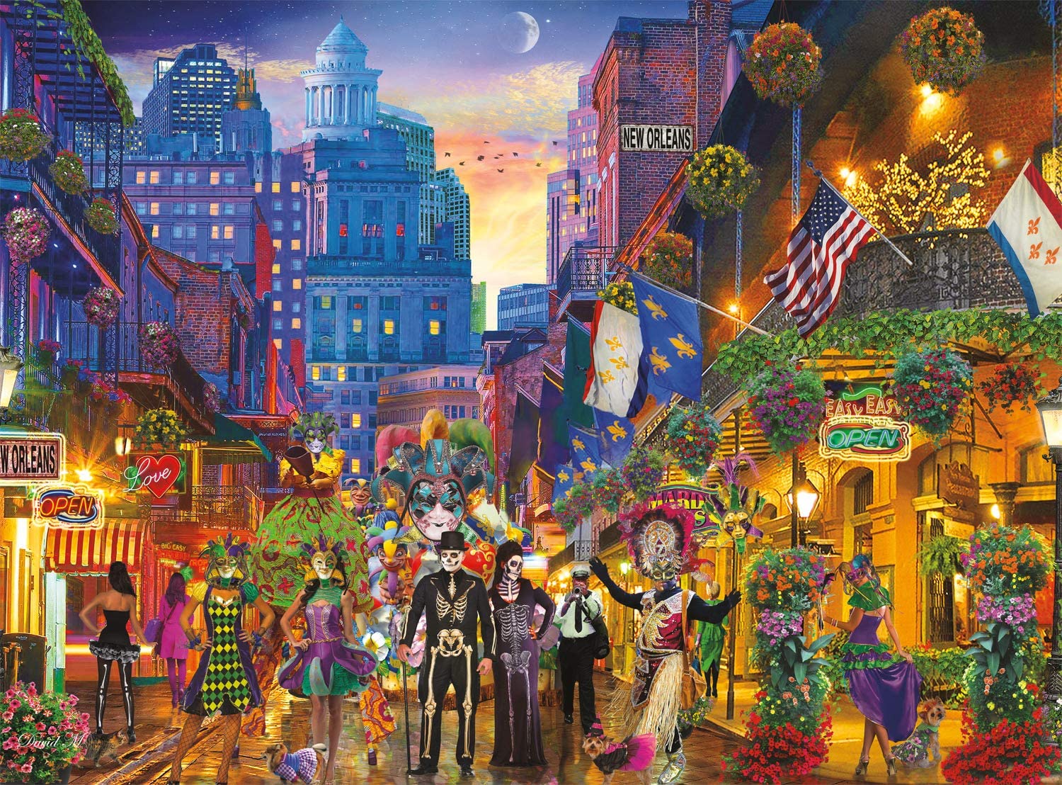 The Big Easy, New Orleans, 1000 Pieces, Buffalo Games Puzzle Warehouse