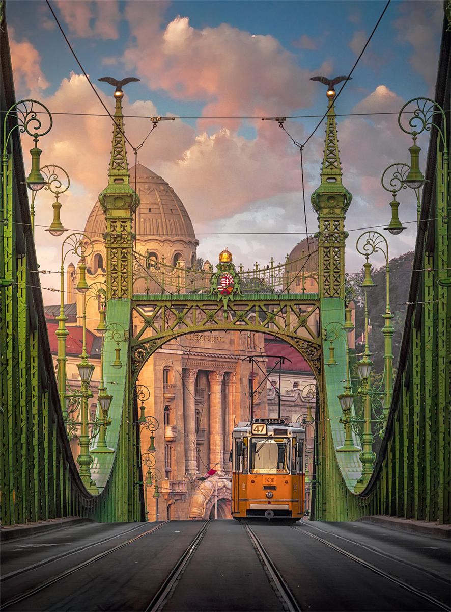 The Liberty Bridge - Scratch and Dent Landmarks & Monuments Jigsaw Puzzle