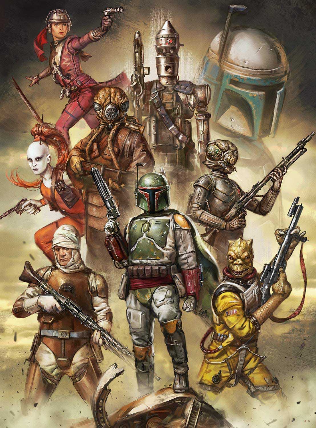 Star Wars Video Game Cover Collage Star Wars Jigsaw Puzzle By Buffalo Games