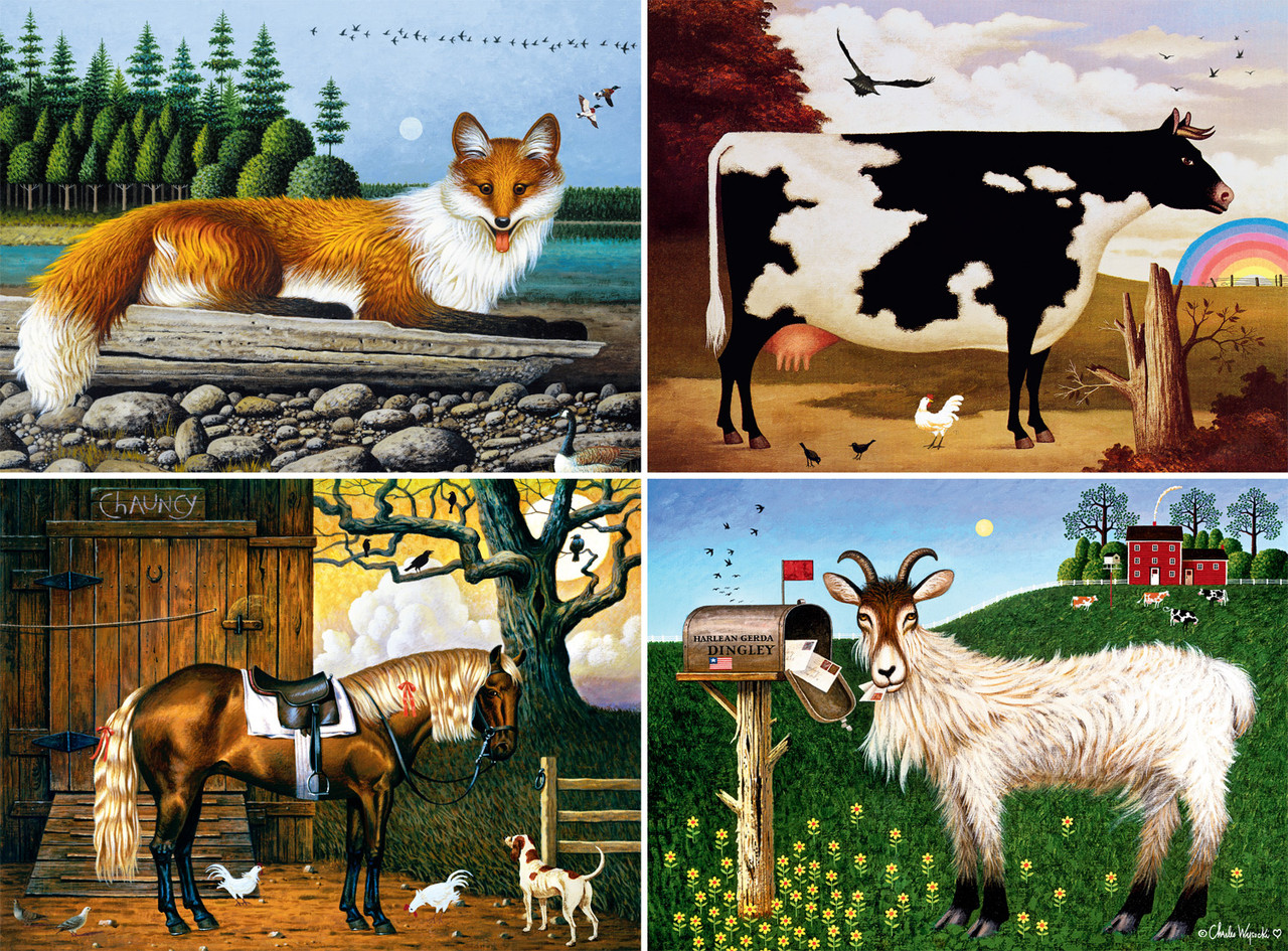 Animal Collage Animals Jigsaw Puzzle