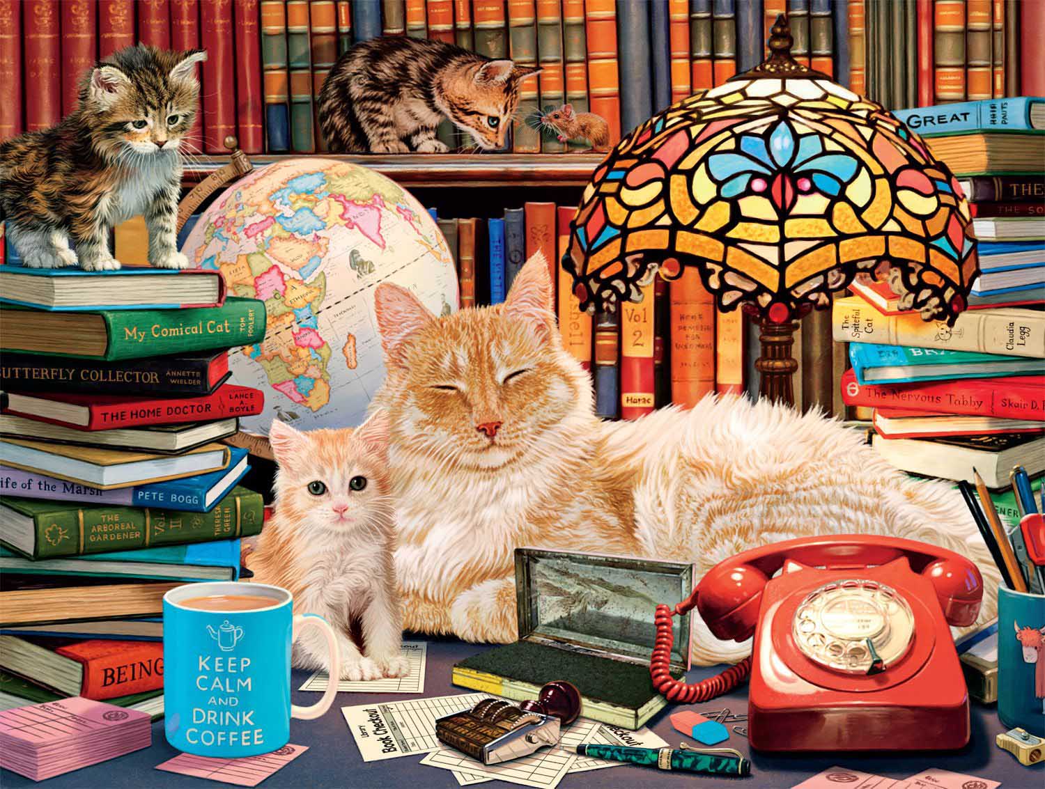 Academic Cats Cats Jigsaw Puzzle