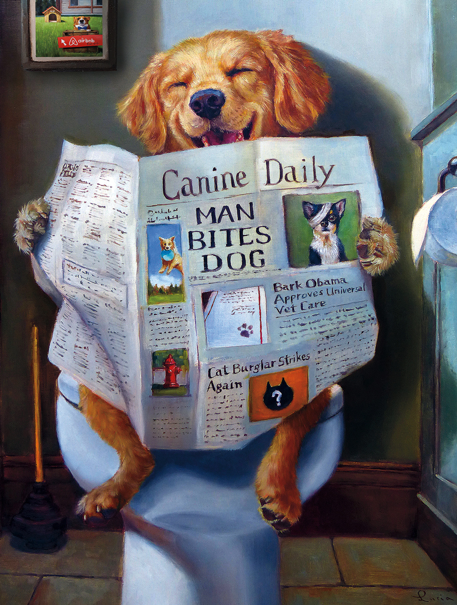 Dog Gone Funny Dogs Jigsaw Puzzle
