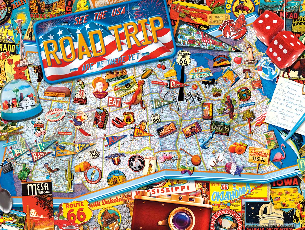 Road Trip, 750 Pieces, Buffalo Games | Puzzle Warehouse