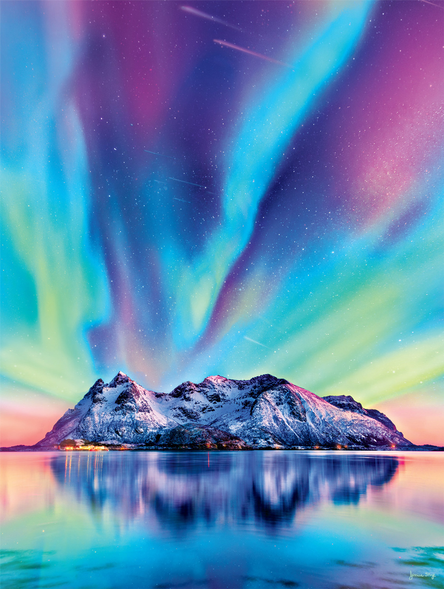 Colors on the Mountain Mountain Jigsaw Puzzle