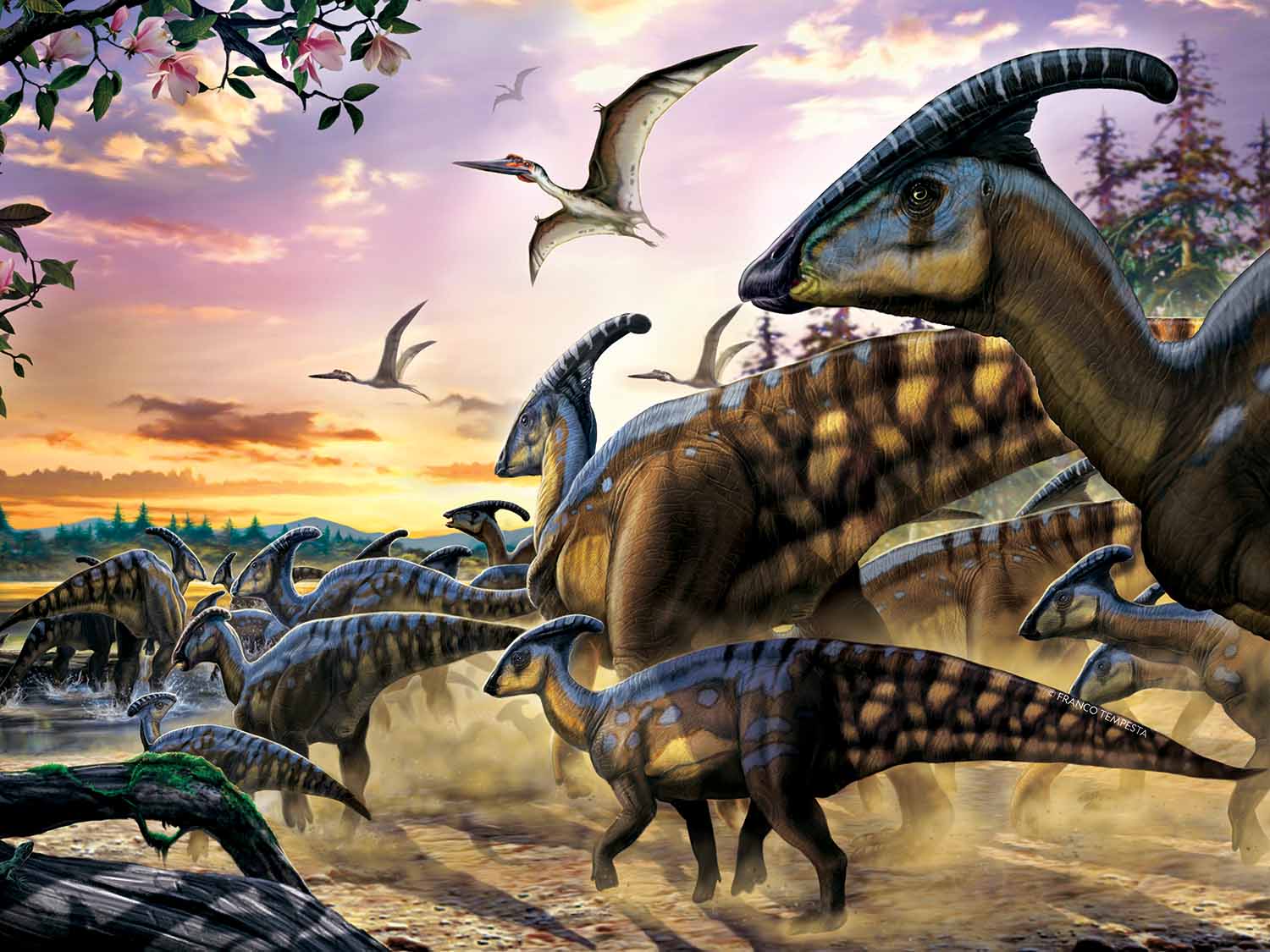 Herd Migration Dinosaurs Jigsaw Puzzle
