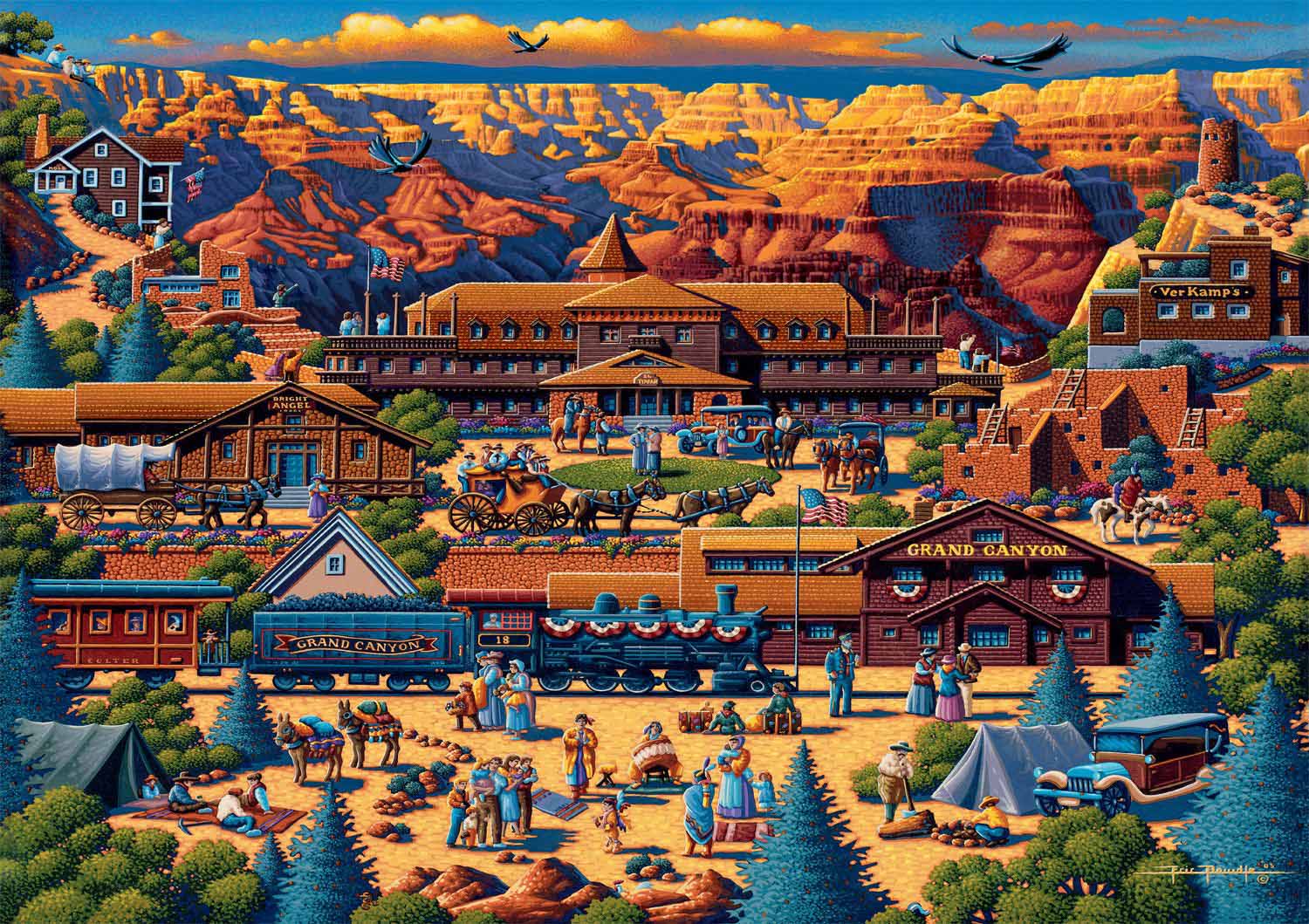 Grand Canyon Landmarks & Monuments Jigsaw Puzzle