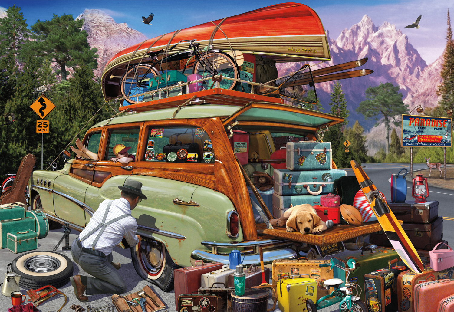 Unexpected Adventure Vehicles Jigsaw Puzzle