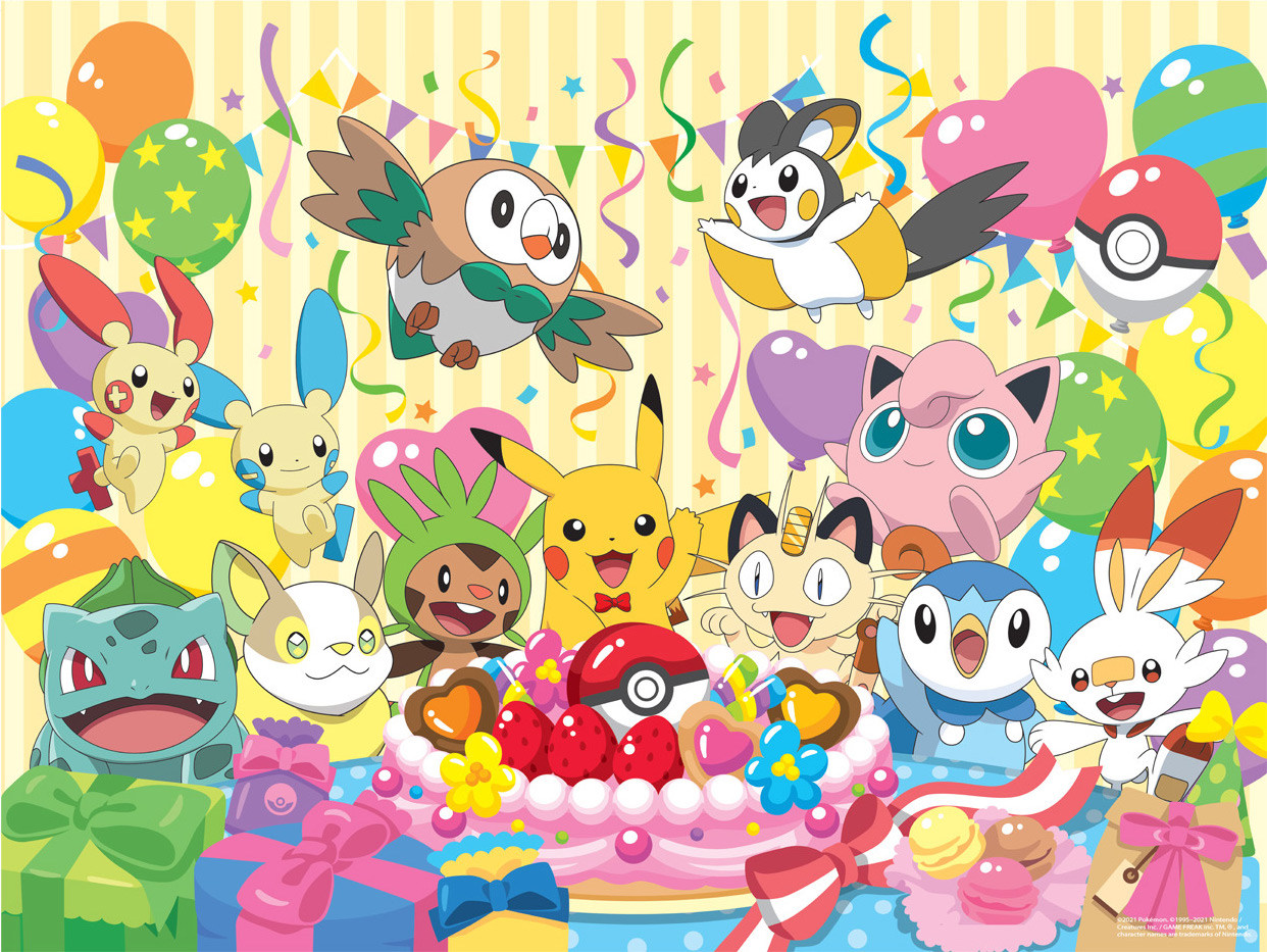 Pokemon Birthday Party Movies & TV Jigsaw Puzzle