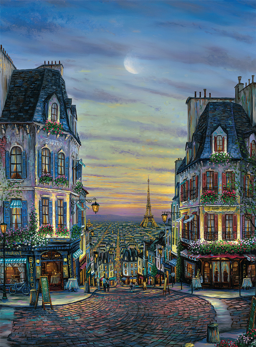 Paris Street Paris & France Jigsaw Puzzle