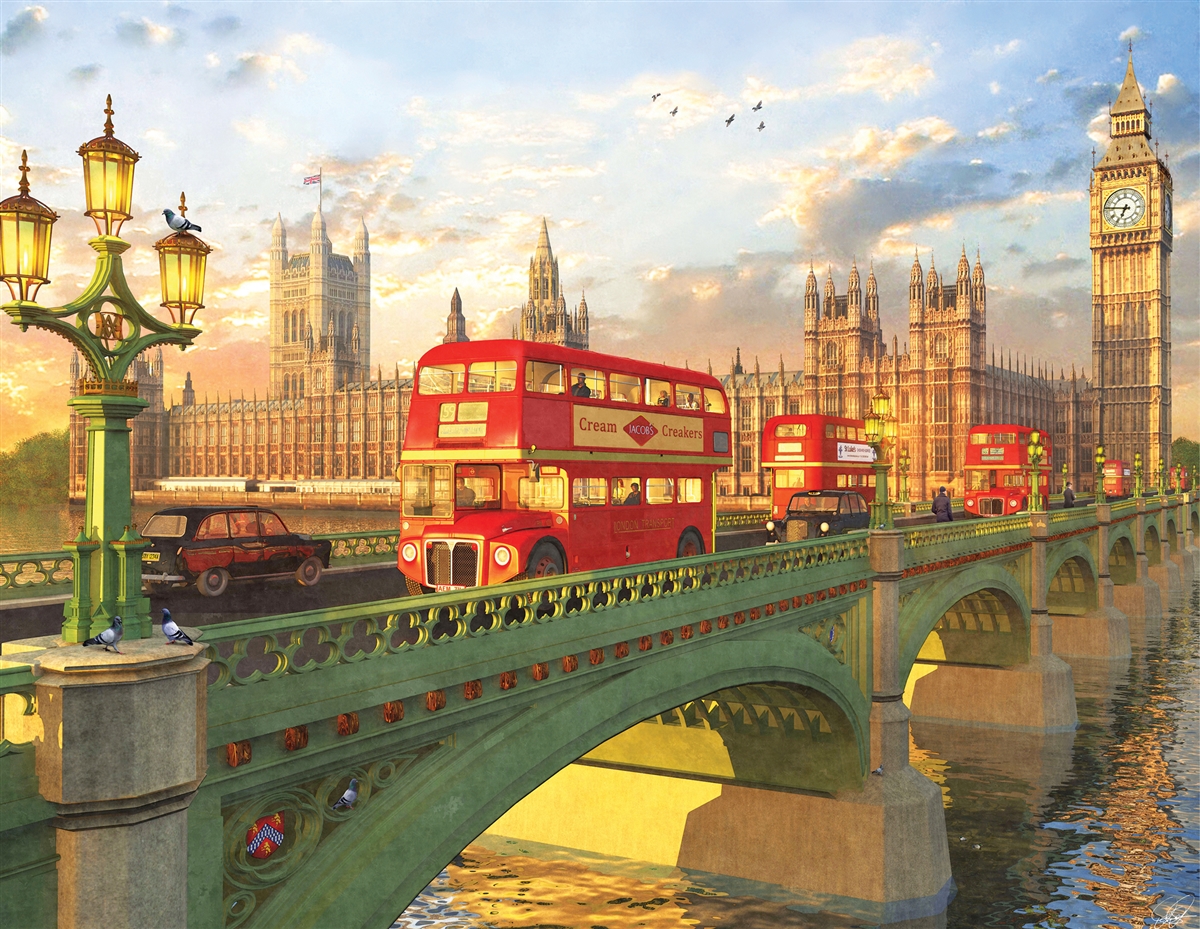 Westminster Bridge London & United Kingdom Jigsaw Puzzle