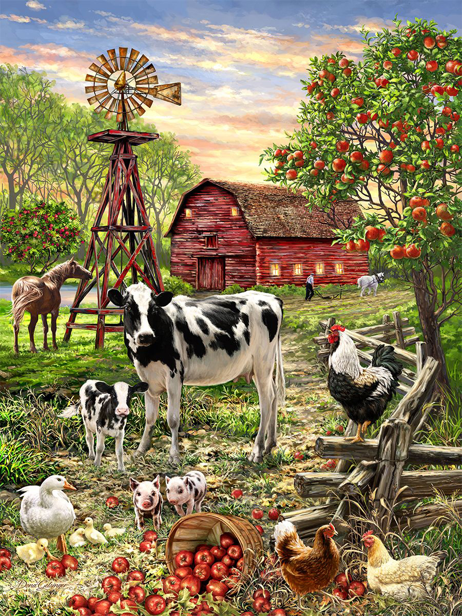 Country Christmas Christmas Jigsaw Puzzle By SunsOut