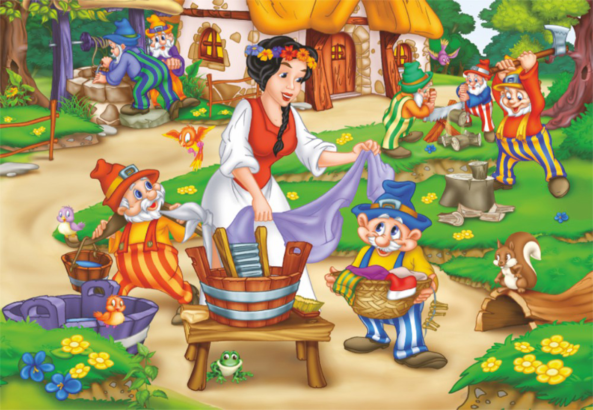 Snow White, 24 Pieces, D-Toys | Puzzle Warehouse