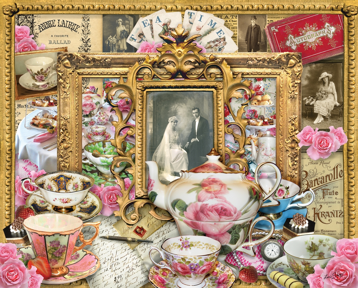 Tea for Two - Scratch and Dent Nostalgic / Retro Jigsaw Puzzle