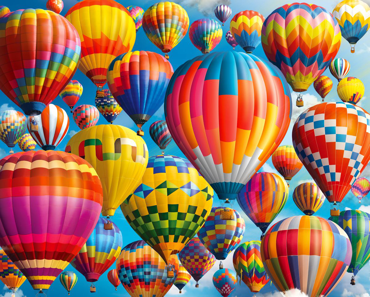 Balloon Fest - Scratch and Dent Hot Air Balloon Jigsaw Puzzle