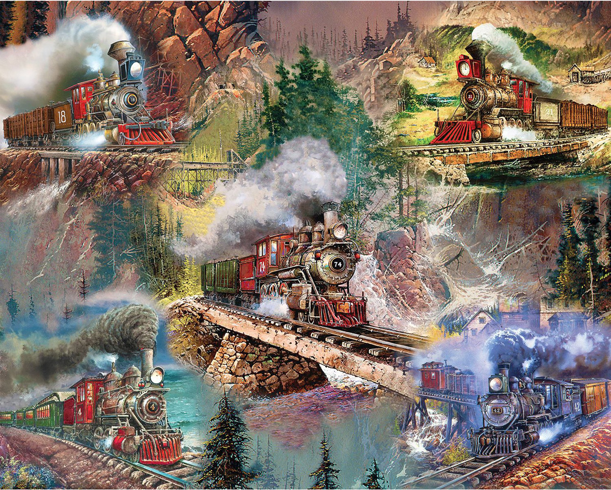 Thrilling Trains Train Jigsaw Puzzle
